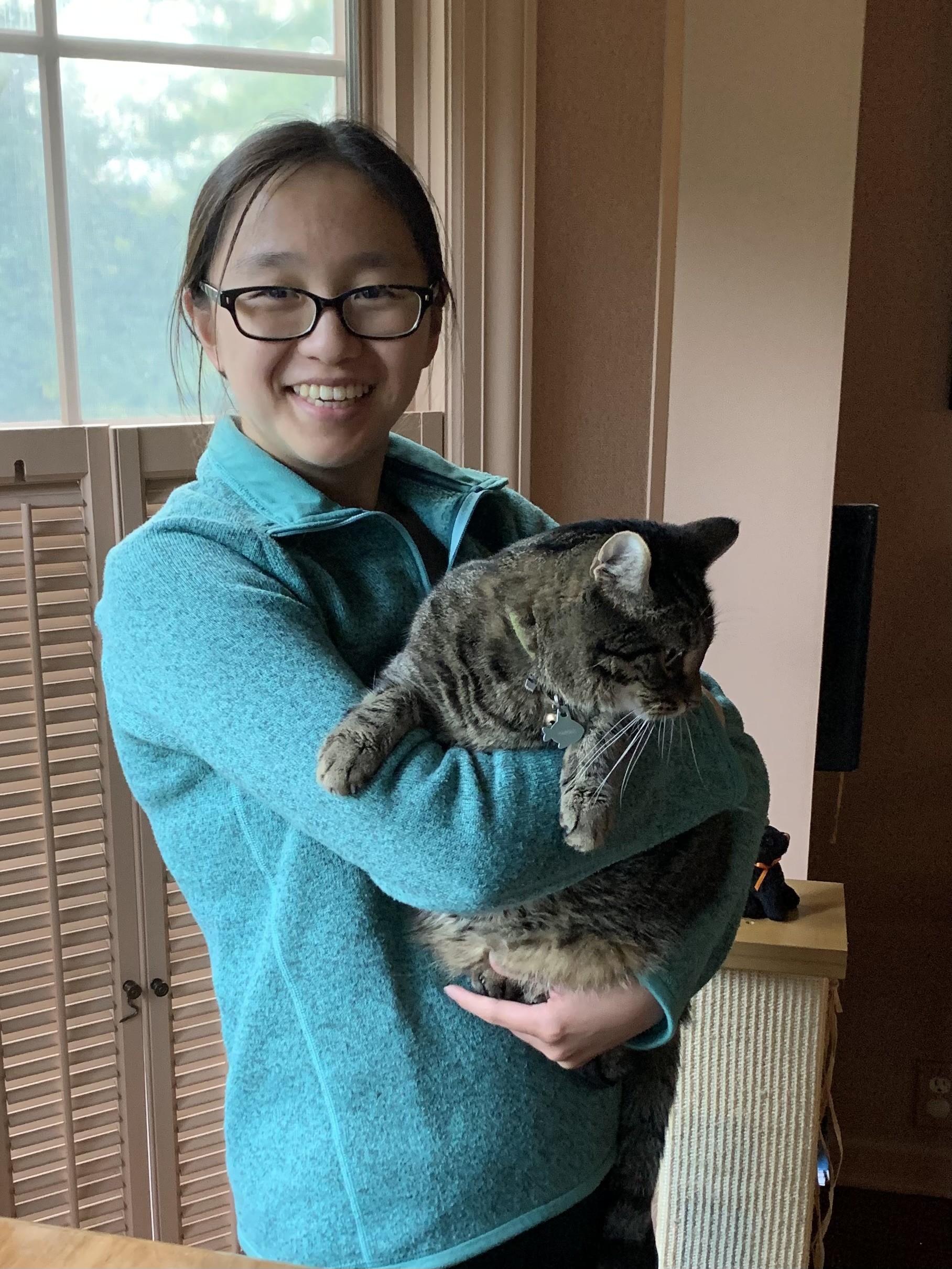 Dr Arata holding cat